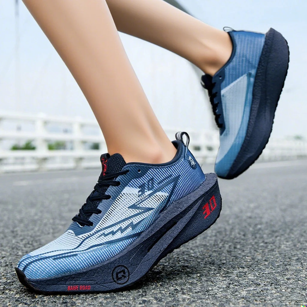 LETCOMFIT Women's Carbon Mesh Running Sneakers | Cushioned Women's Running Shoes PRIMED