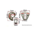 8" Chainsaw Chain Tensioner Adjustment Block Set of 3 Chainsaw Replacement Part PRIMED one size