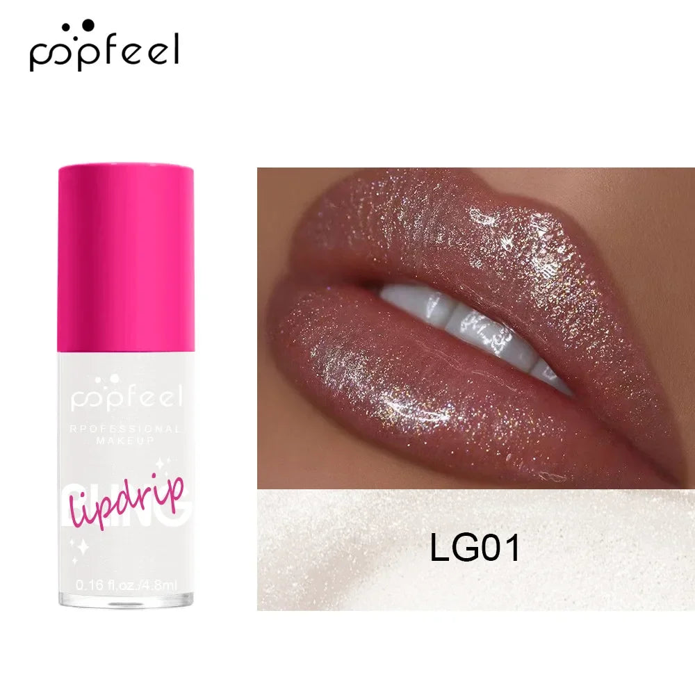 Popfeel Diamond Color Changing Lip Gloss & Moisturizing Tint