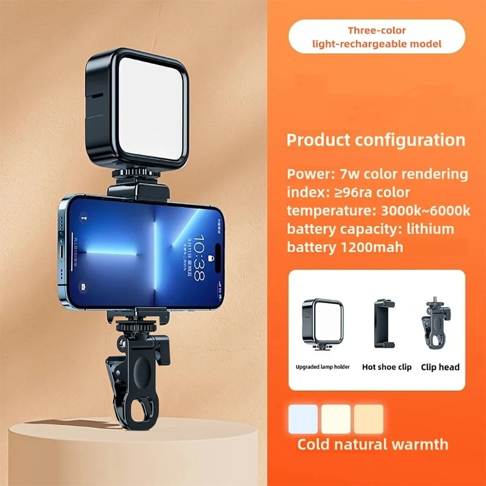Portable Clip-On LED Selfie Ring Light for Phone & Laptop LED Selfie Ring Light PRIMED B