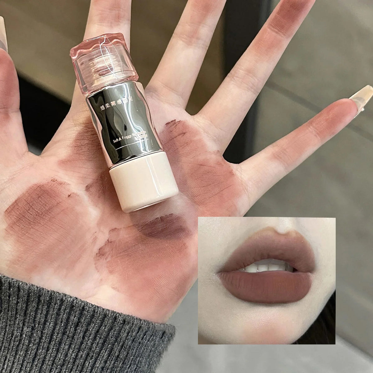 8-Color Matte Mousse Lip Gloss – Waterproof & Long-Lasting Matte Lip Gloss PRIMED