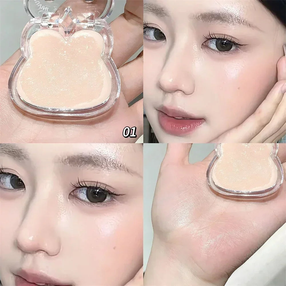 Watery Highlighter Blush Cream – Hydrating Cheek Glow