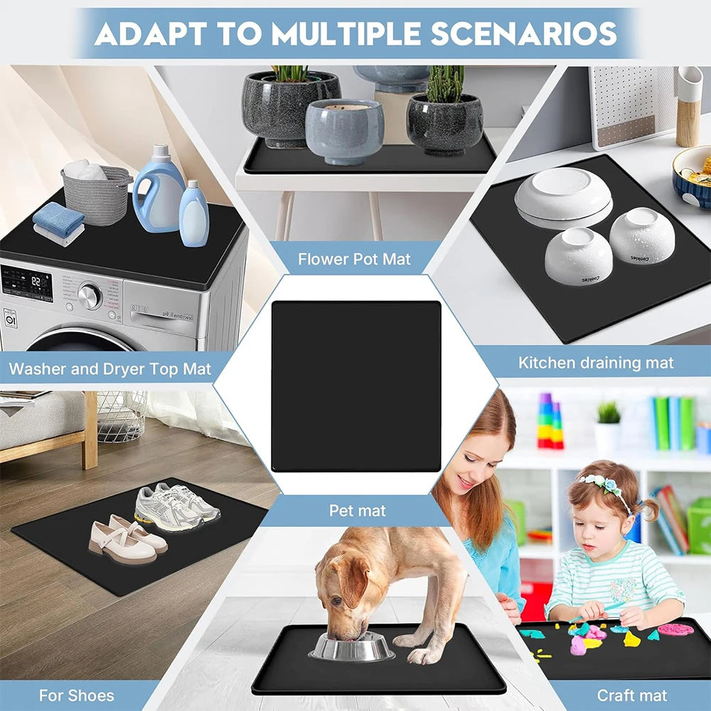 Silicone Washer & Dryer Topper Mat – Non-Slip Protector Appliance Topper Mat PRIMED