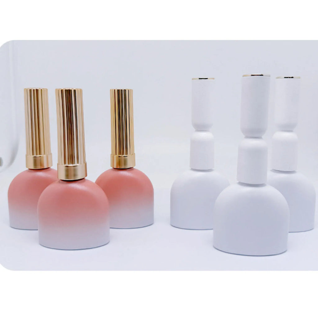 15ml Refillable Nail Polish Glass Bottle with Brush | Empty Nail Polish Bottle PRIMED
