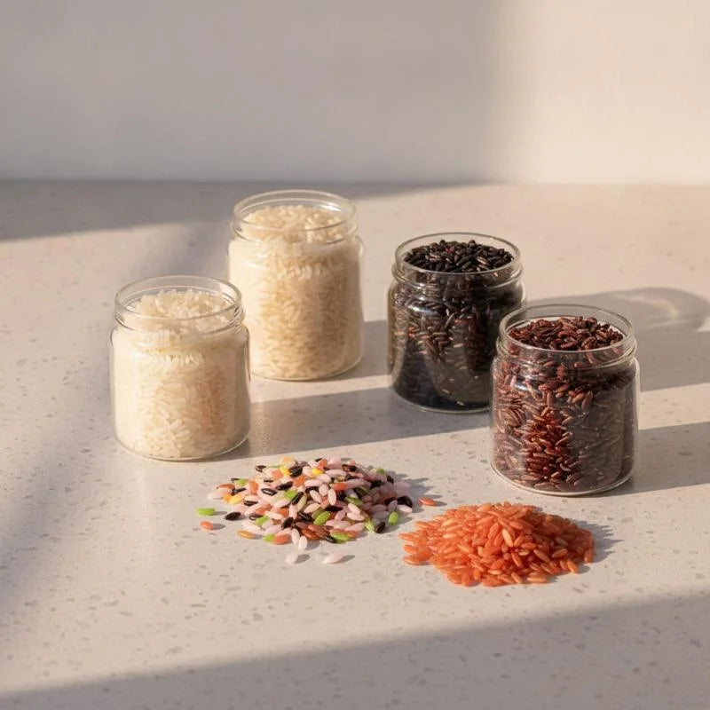 100g Fake Rice Grain Model – DIY Decor & Photo Prop Fake Food Prop PRIMED