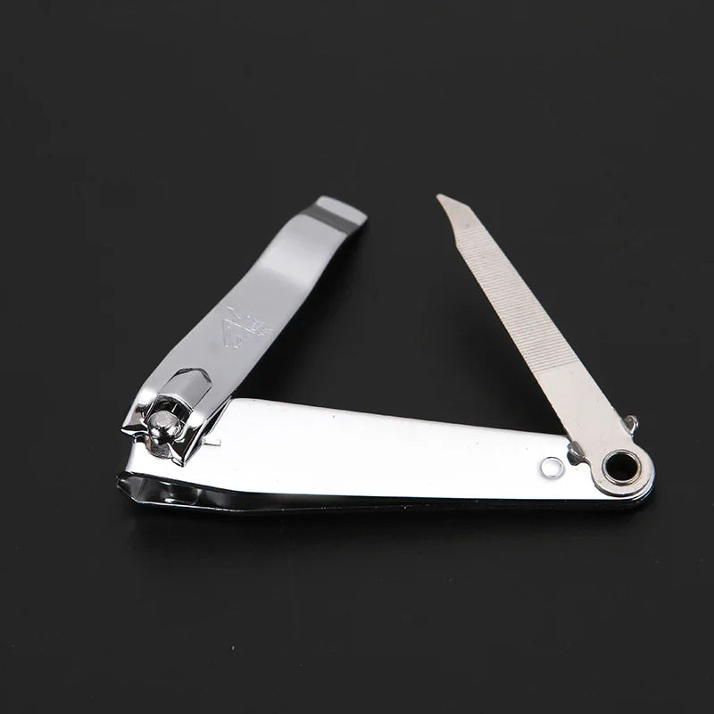 Stainless Steel Nail Clipper Curved Blade & Swing-Out File Nail Clipper PRIMED