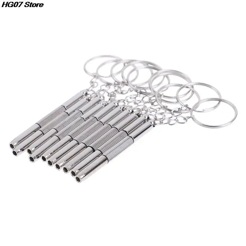 10-Pack 3-in-1 Keychain Screwdriver – Eyeglass & Watch Repair