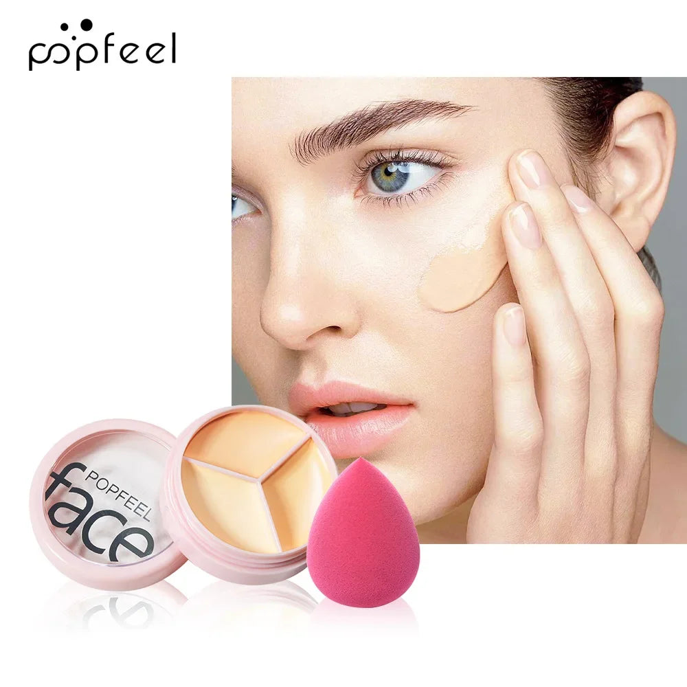 Popfeel All-in-One Makeup Kit – Eyeshadow, Lipstick & Contour Makeup Gift Set PRIMED