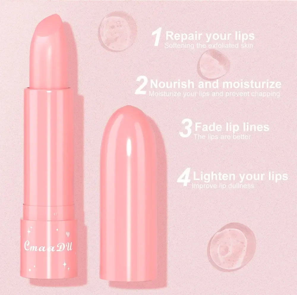 CmaaDu 6-Color Waterproof Tinted Lip Balm Lipstick – Moisturizing Tinted Lip Balm PRIMED
