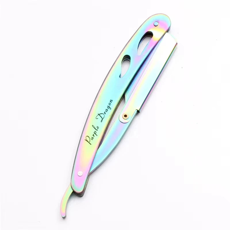 Men's Folding Straight Razor – Stainless Steel Barber Tool