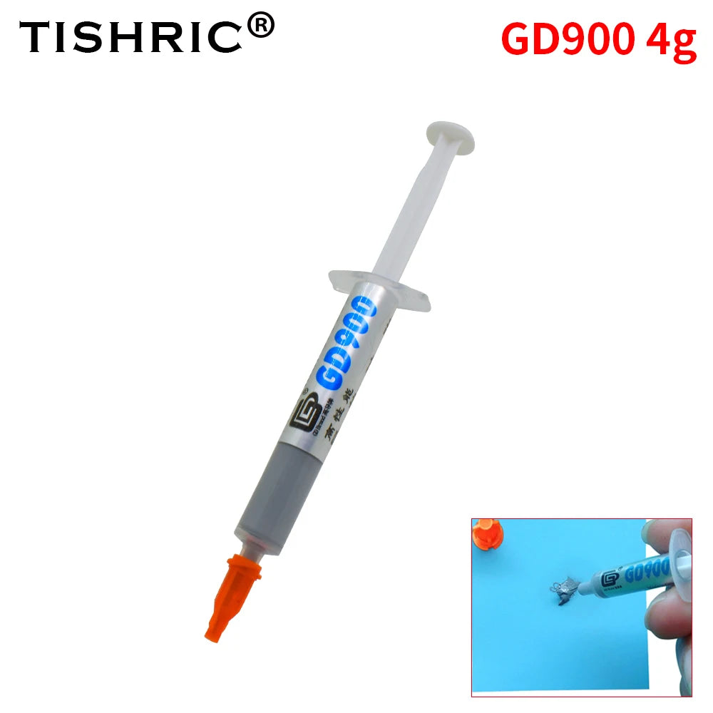 TISHRIC GD900 Thermal Paste for CPU & PC Cooler | 1g–30g CPU Thermal Paste PRIMED GD900 4g China Mainland