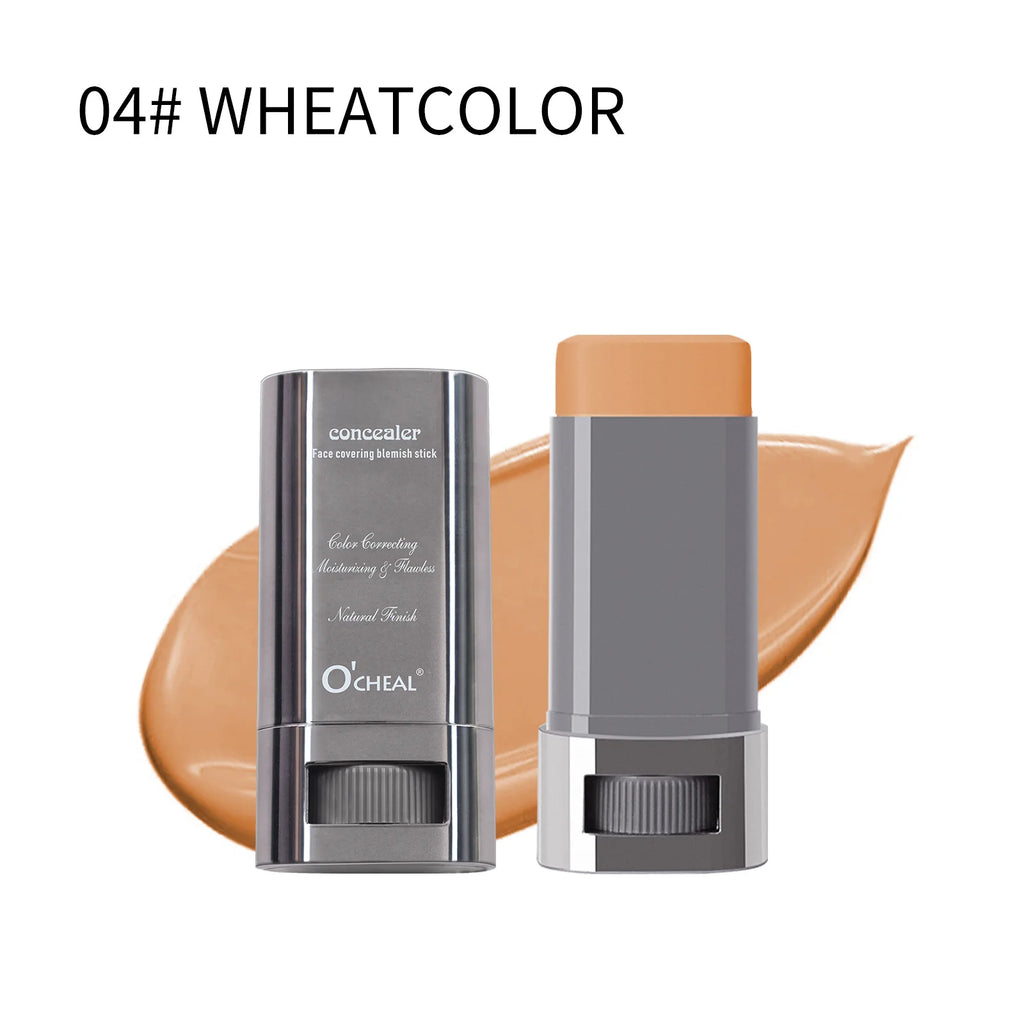 OCHEAL Full Coverage Liquid Concealer Stick | Long-Lasting Liquid Concealer Stick PRIMED 04 WHEATCOLOR 30g