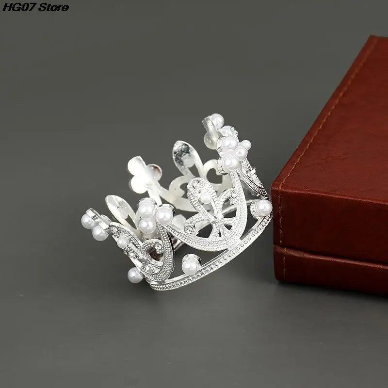 Mini Crown Cake Topper – Princess Tiara Birthday Decoration