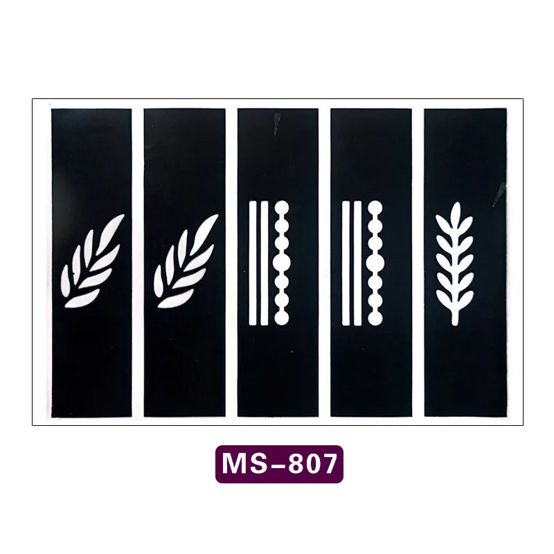 Hand Drawn Floral Temporary Tattoo Sticker – Cosmetic Grade Temporary Tattoo Sticker PRIMED E