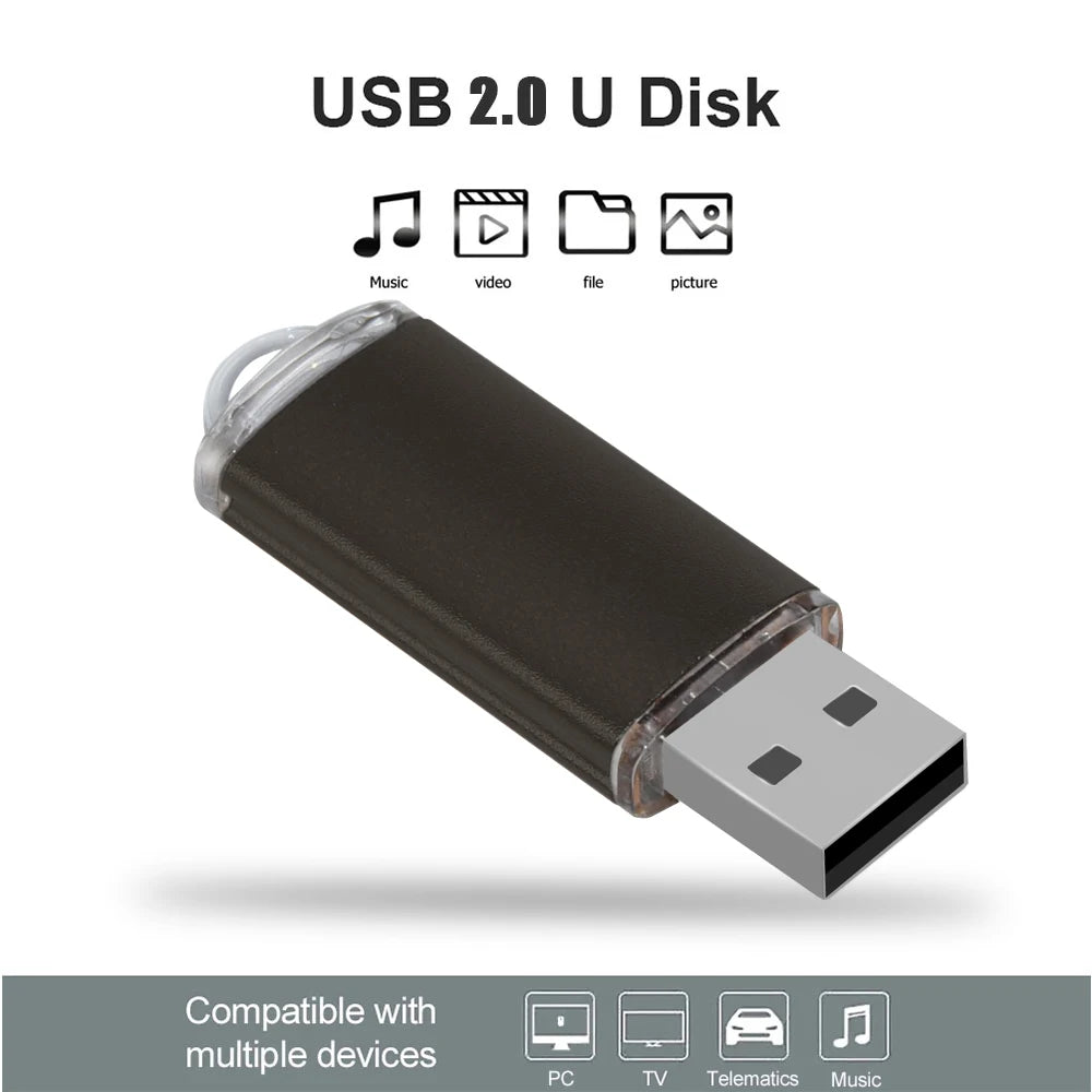 Metal USB 2.0 Flash Drive 4GB–128GB | Plug-and-Play USB Flash Drive PRIMED