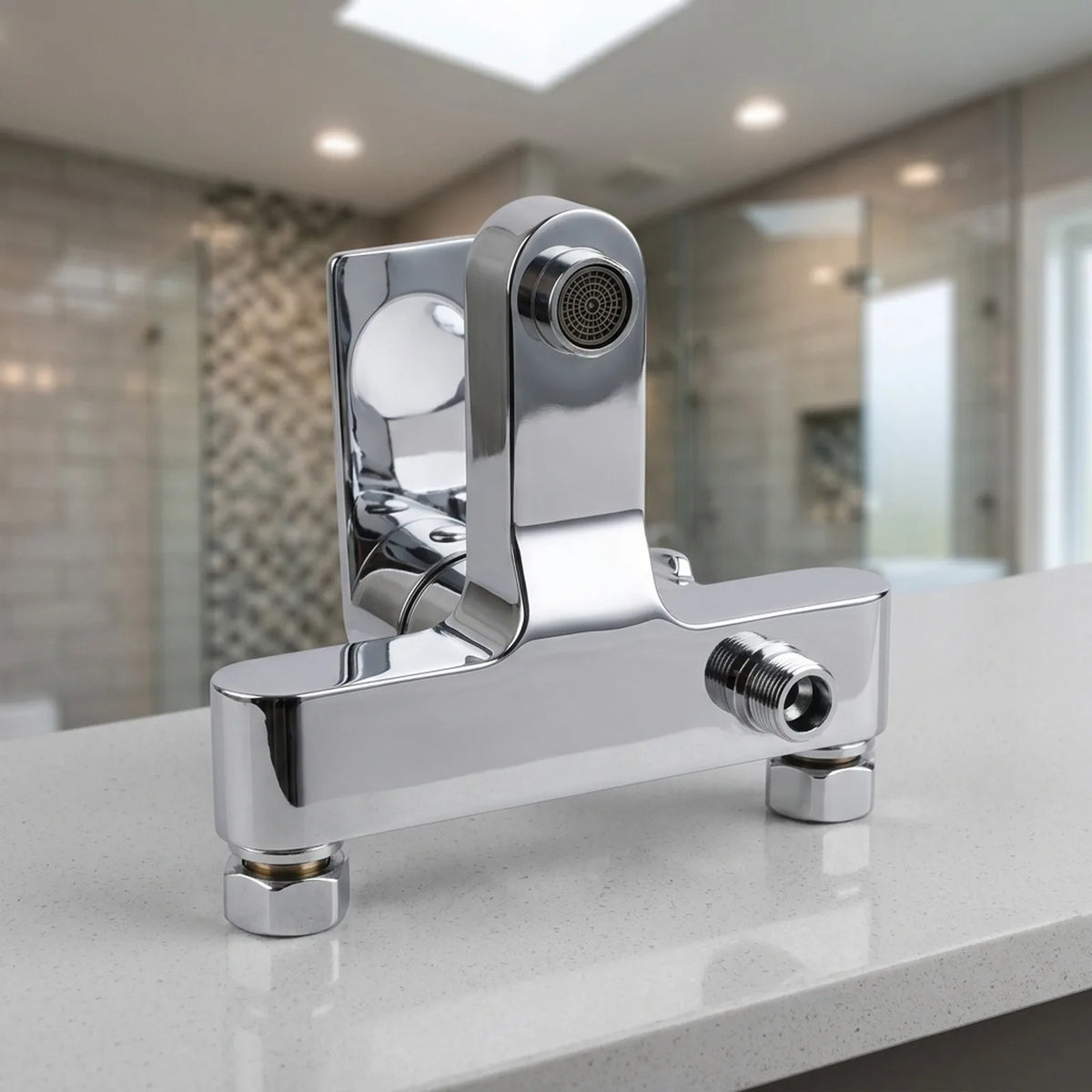 Solid Copper Shower Mixer Faucet | 3-Function Hand Shower