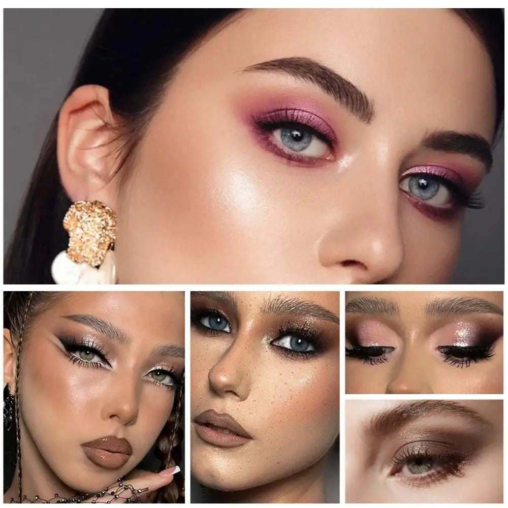 SAM SUGAR 10-Color Eyeshadow Palette – Blush Highlight Contour
