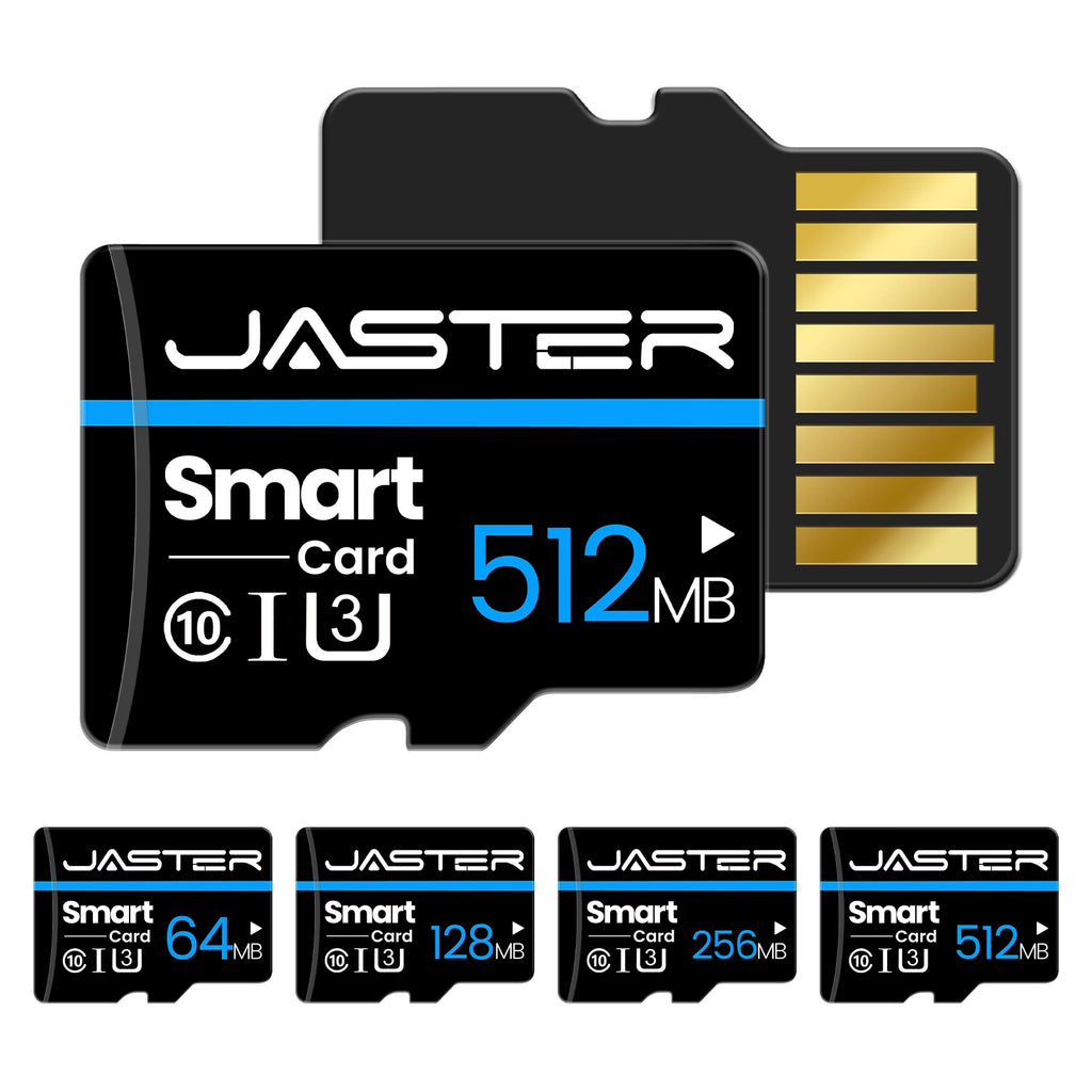 JASTER SDXC Memory Card Class 10 U3 V30 A1 + Free SD Adapter SDXC Memory Card PRIMED