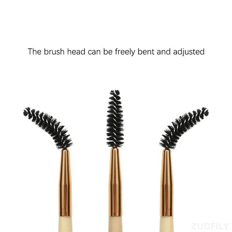 Double-Ended Eyebrow Brush & Spoolie Brow Grooming Tool Eyebrow Makeup Brush PRIMED