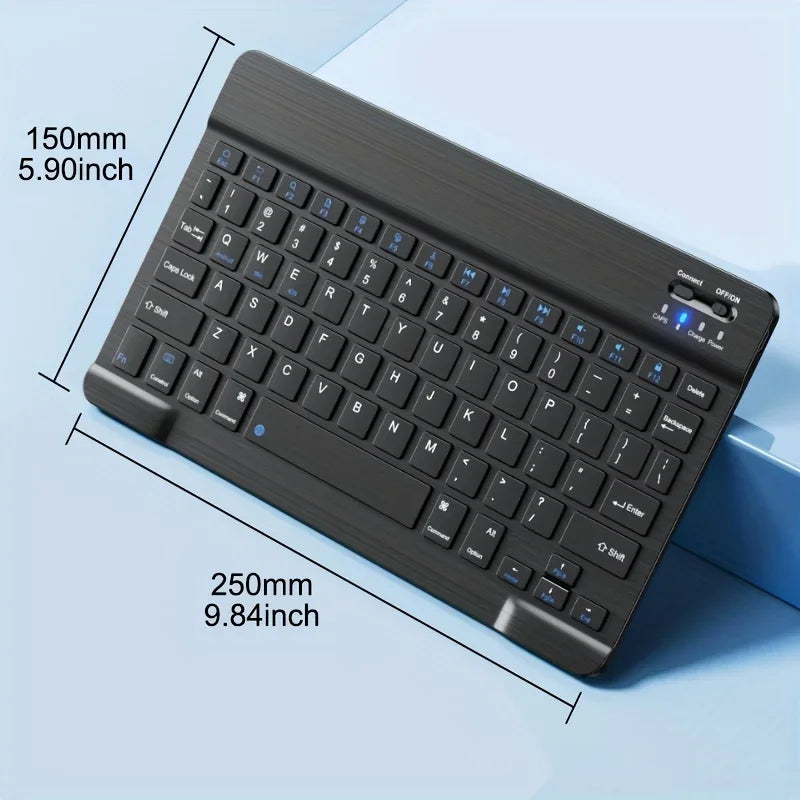 Wireless Bluetooth Keyboard Rechargeable for iPad iPhone Tablet Wireless Bluetooth Keyboard PRIMED