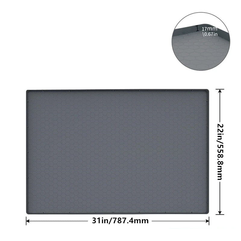 Waterproof Silicone Under Sink Mat – Kitchen & Bathroom Liner