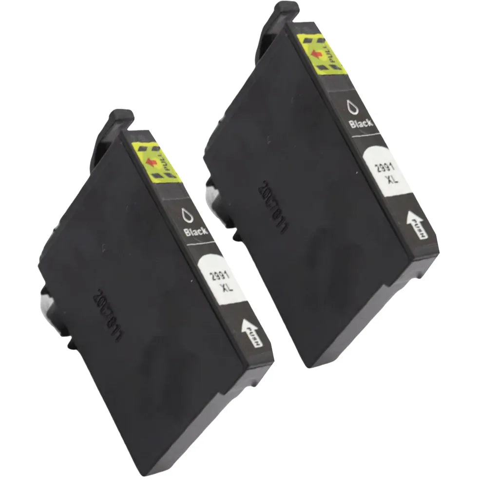 T29XL T2991 Compatible Ink Cartridges for Epson XP-235 442 435 Compatible Ink Cartridge PRIMED 2Bk