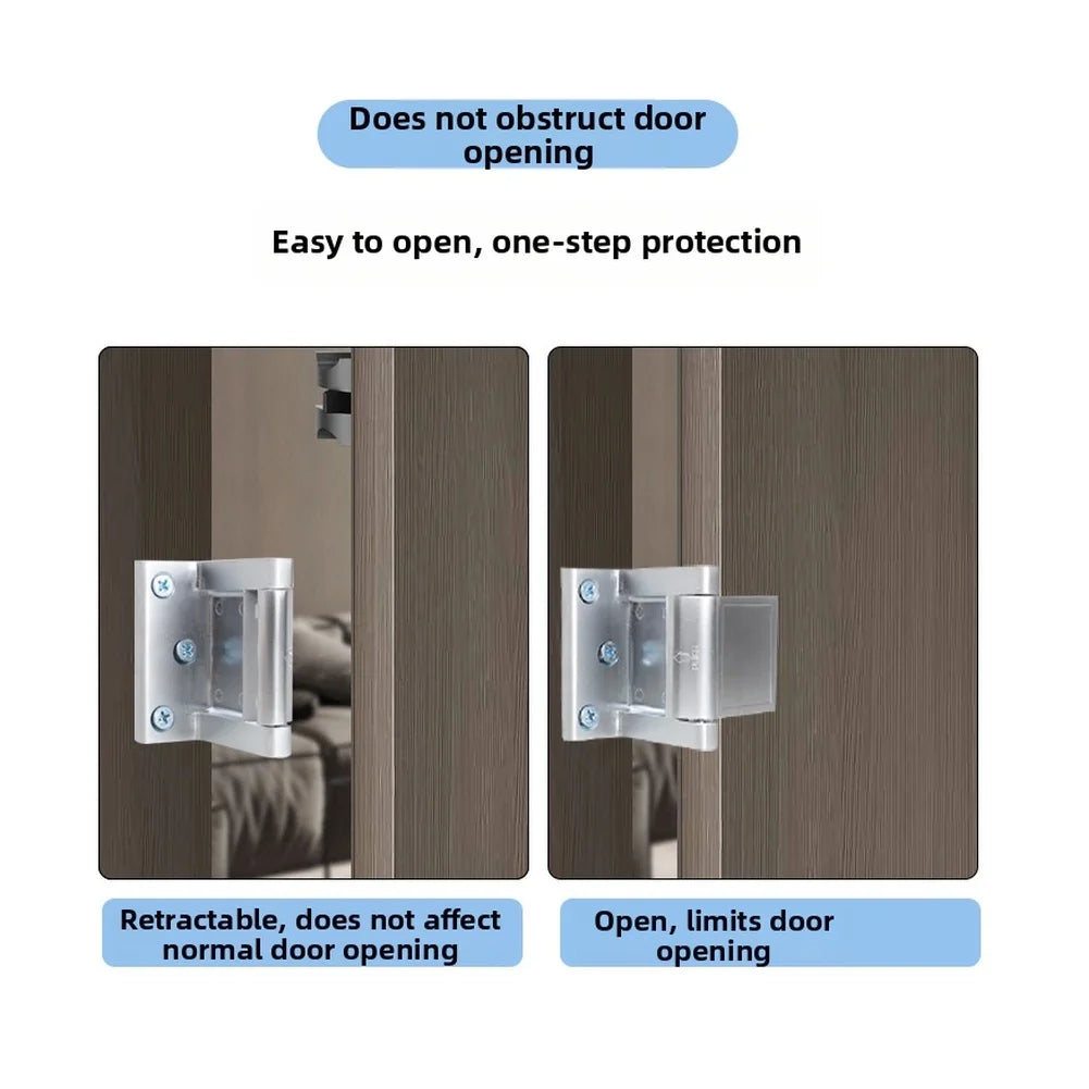 Zinc Alloy Door Latch Security Lock | Modern Minimalist