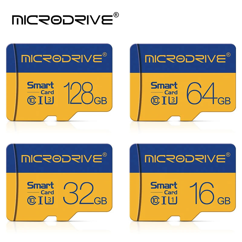 MicroDrive Micro SD Card Class 10 U3 V30 – Up to 512GB Micro SD Memory Card PRIMED