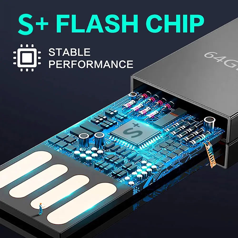 Z-Suit Metal USB Flash Drive 32GB 64GB 128GB Pendrive