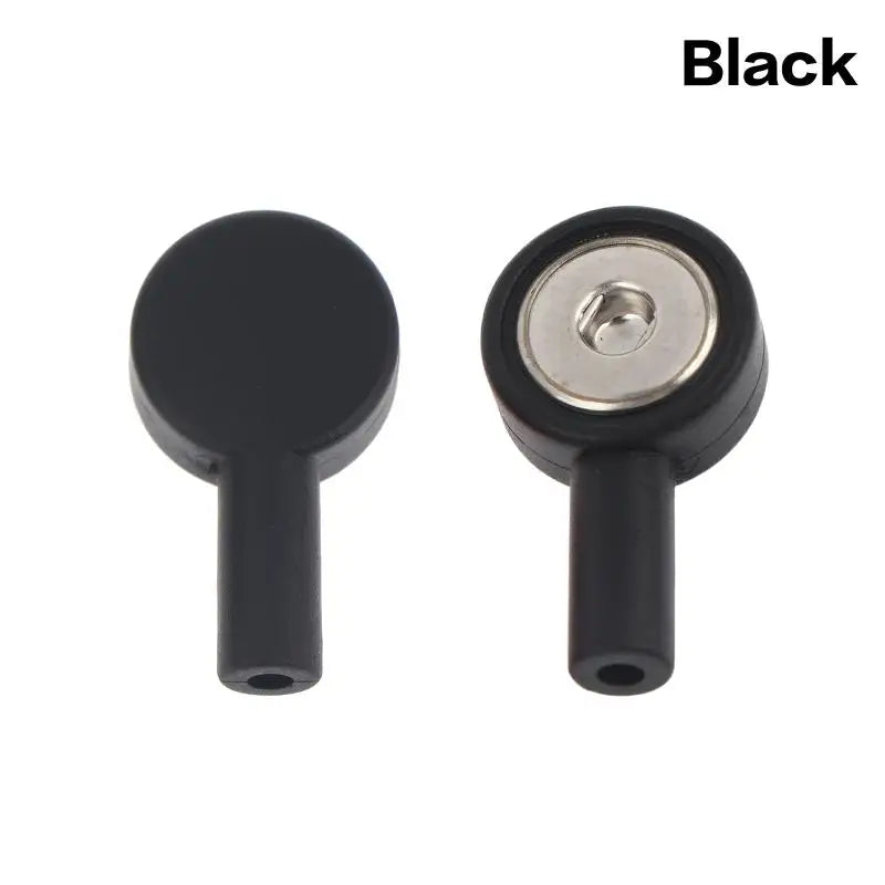 TENS Lead Wire Adapter 2mm Pin to 4mm Snap Connector | PVC TENS Electrode Adapter PRIMED Black