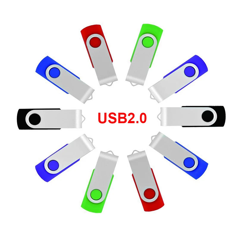USB 2.0 Flash Drive 4GB–128GB Waterproof Metal Memory Stick USB Flash Drive PRIMED