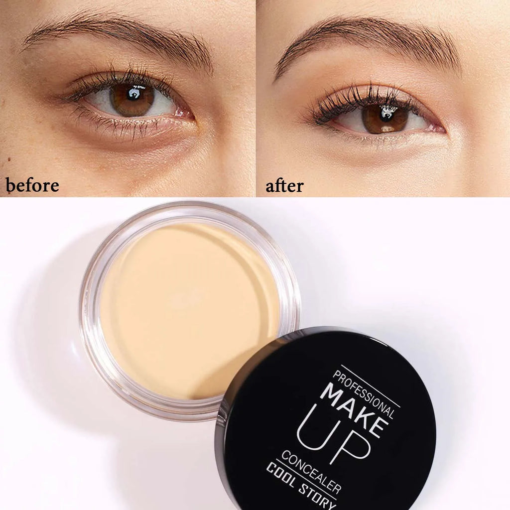 High Coverage Waterproof Concealer – Brightening Cream Makeup Cream Concealer PRIMED