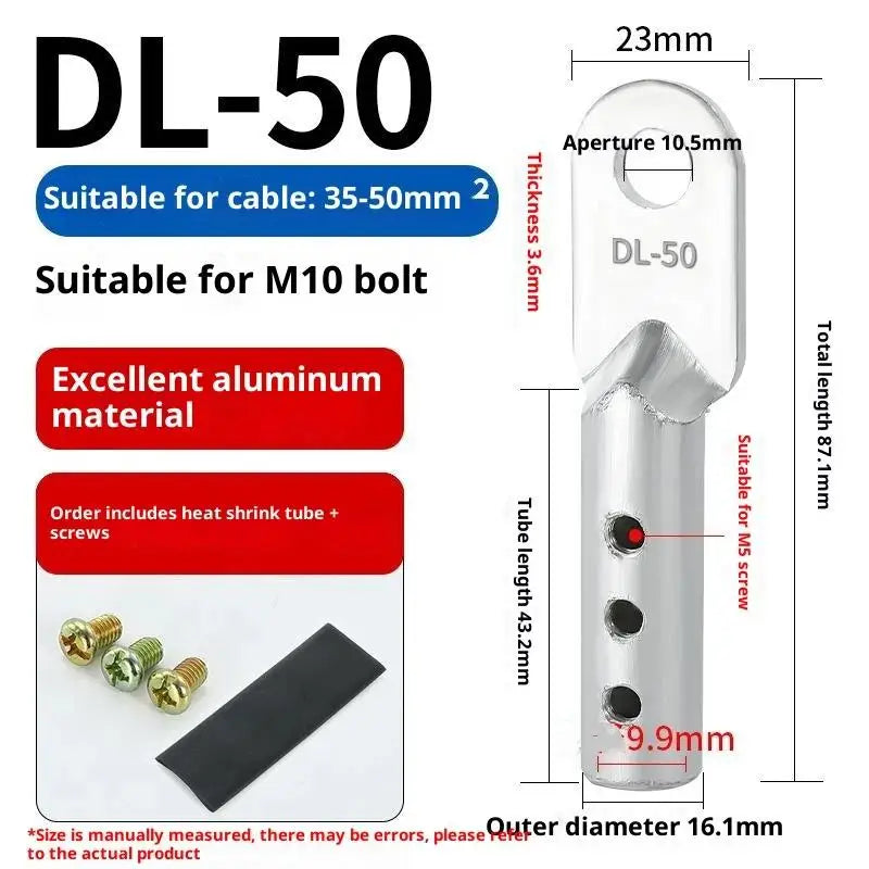 Screw-Type Copper & Aluminum Cable Lug Crimp Terminal