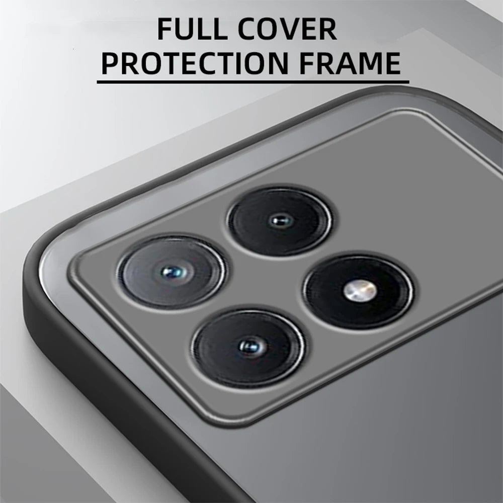 Shockproof Armor Matte Case for Xiaomi Poco PC+TPU Cover Phone Armor Case PRIMED