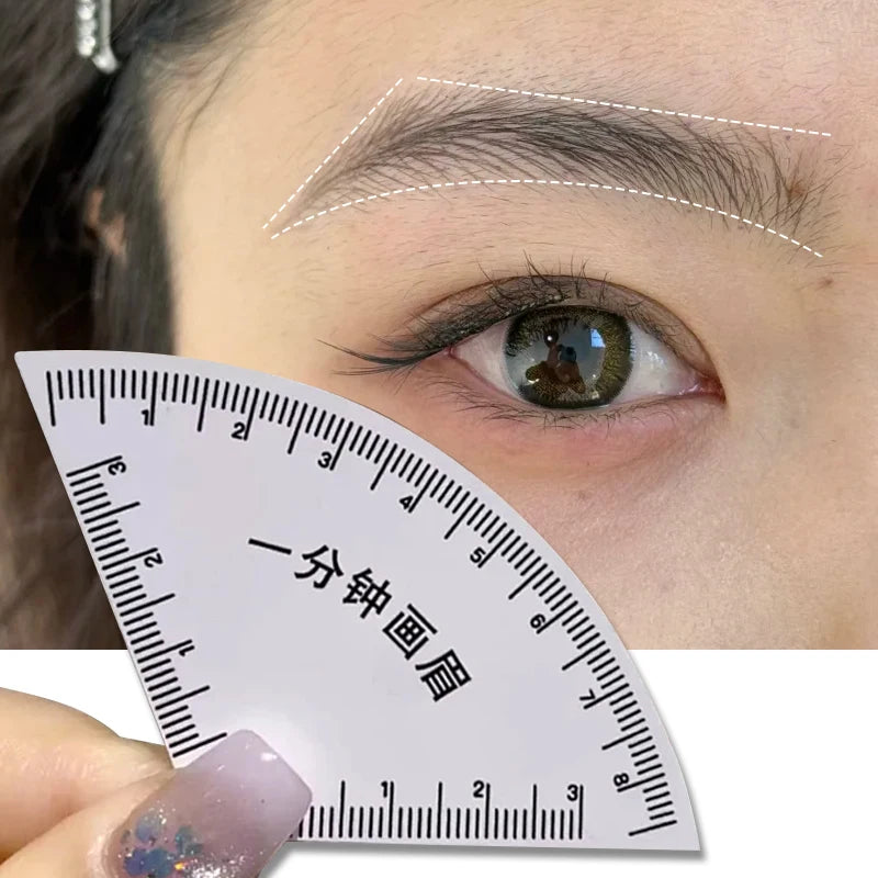 Brow Shaping Stencil – Eyebrow Design Ruler Template Tool Eyebrow Stencil Tool PRIMED