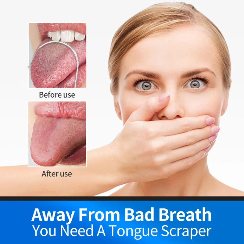 100% Copper Tongue Scraper – Fresh Breath Oral Hygiene Tool