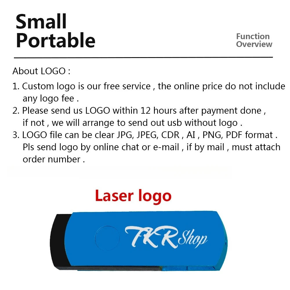 10-Pack USB 2.0 Flash Drives Custom Logo | 128MB–64GB USB Flash Drive PRIMED