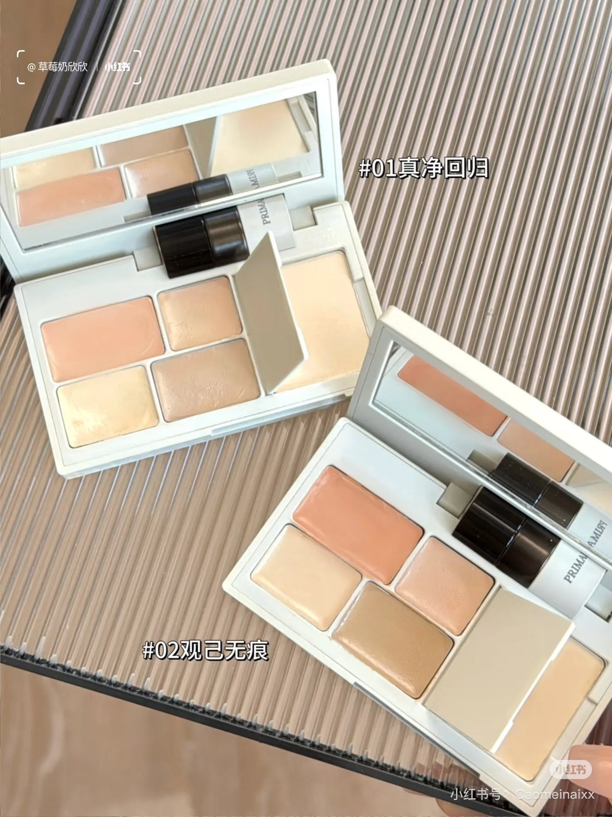 INSBAHA 5-Color Concealer & Setting Powder Palette All Skin