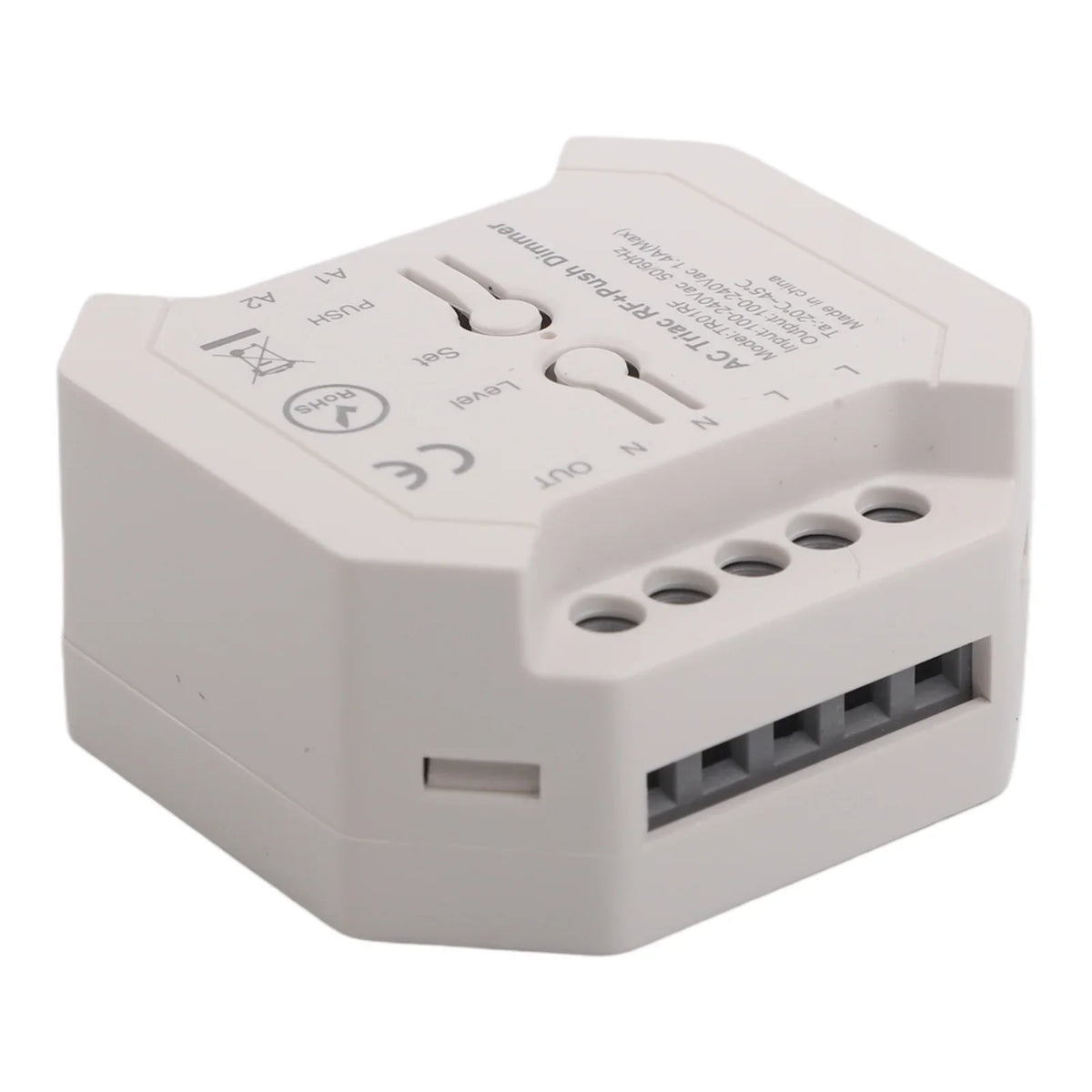 Wireless AC Triac Dimmer Switch 110–220V | Push & Remote