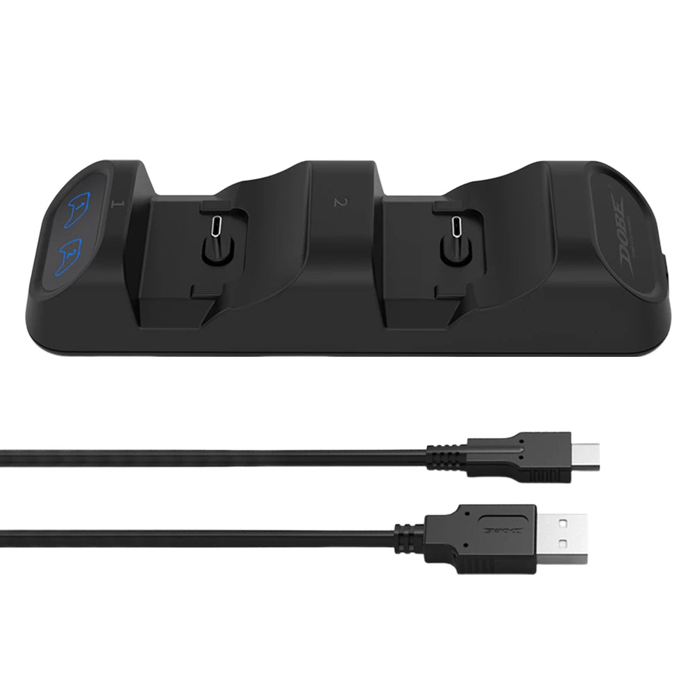 Dual Controller Charging Dock – Switch Pro, PS5 & Xbox Series Controller Charging Dock PRIMED black