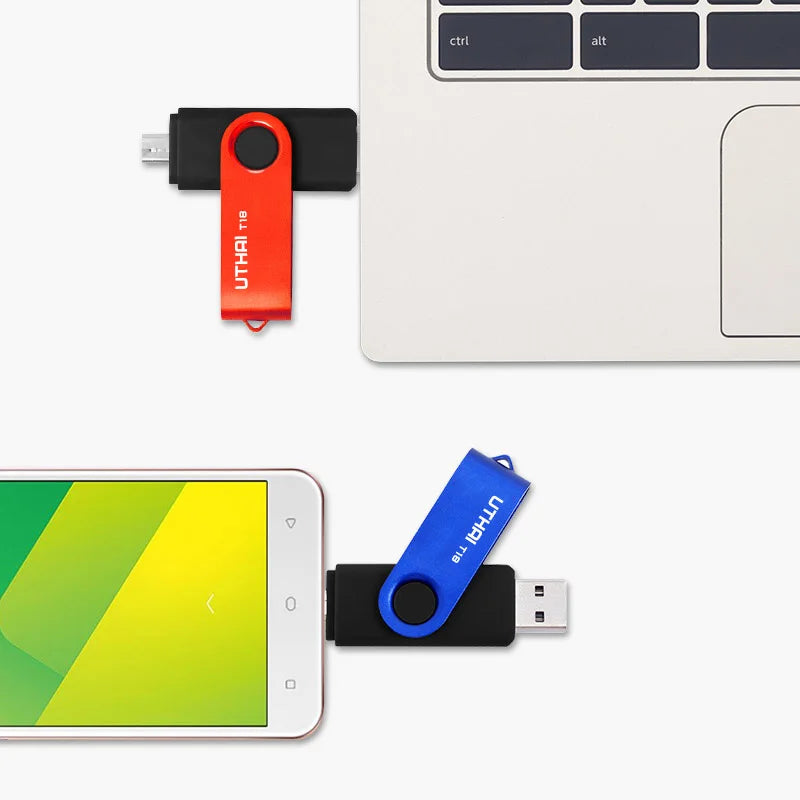 UTHAI T18 OTG USB Flash Drive Micro USB 8G/16G/32G Pen Drive