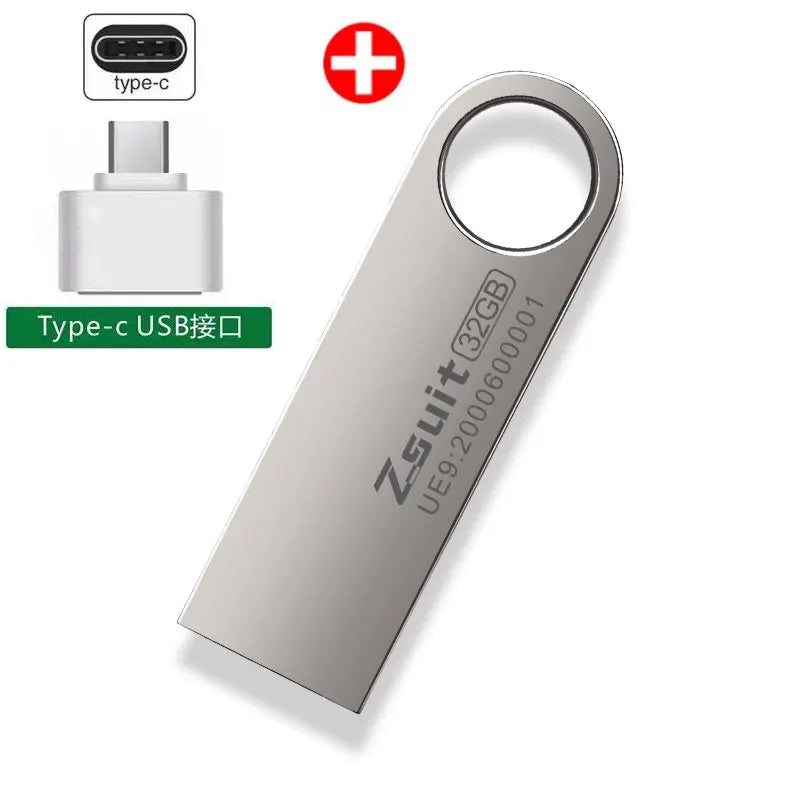 Z-Suit Metal USB Flash Drive 32GB 64GB 128GB – USB 2.0 Pen Drive