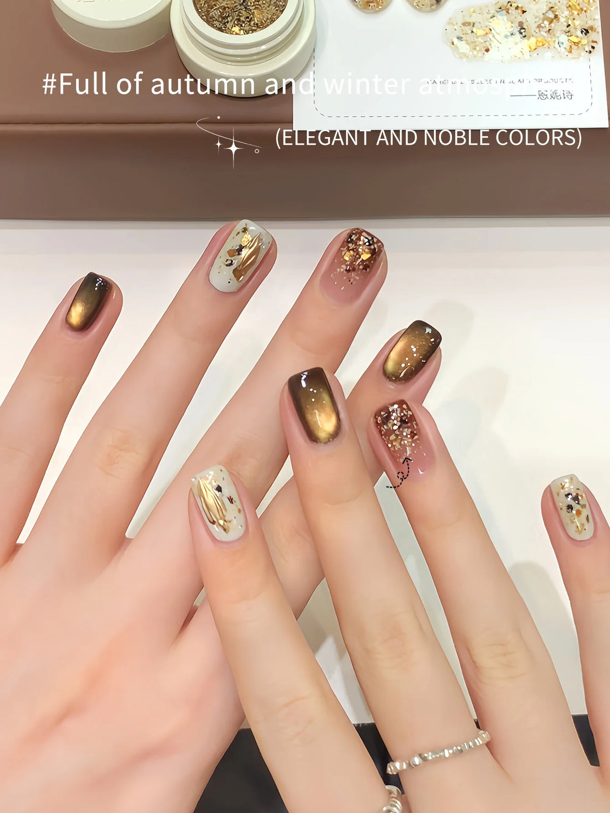 Luxury Gold Glitter Gel Nail Polish – Diamond Shimmer 5g
