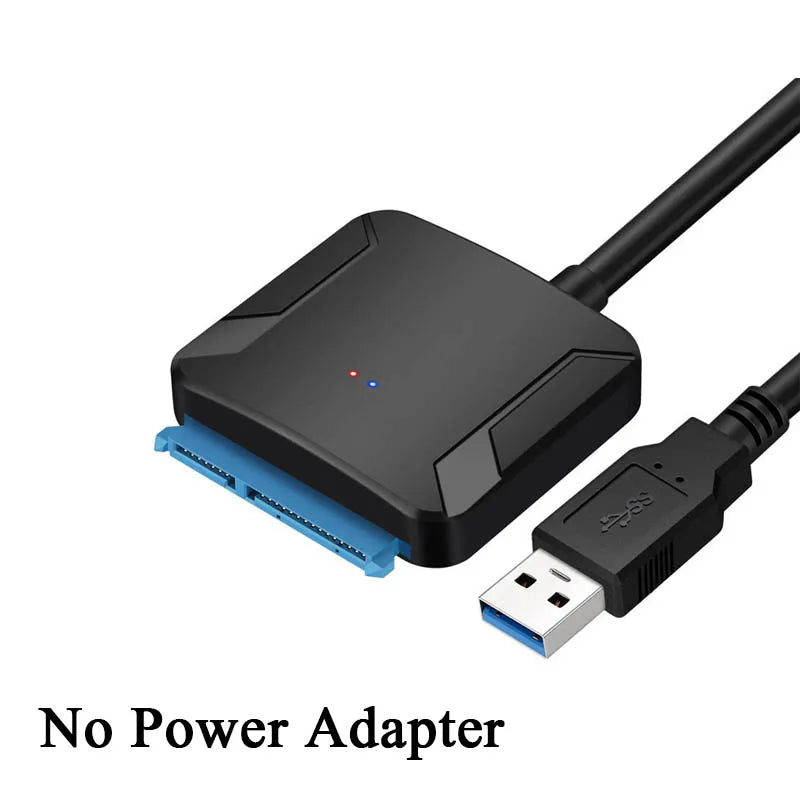SATA to USB 3.0 Adapter – 2.5" & 3.5" HDD SSD, UASP SATA USB Adapter PRIMED Without Plug