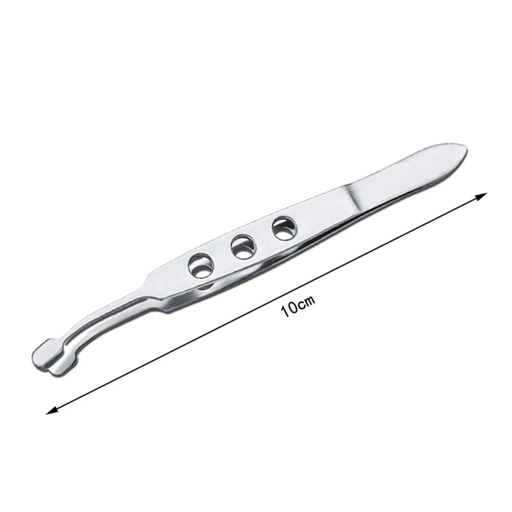 Stainless Steel Eyelid Massage Forceps | Meibomian Compressor