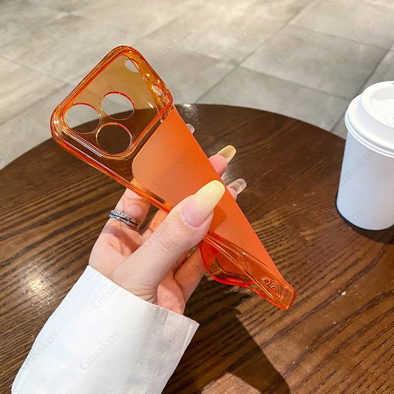 Ultra Thin Matte Clear iPhone Case – Shockproof Soft Cover