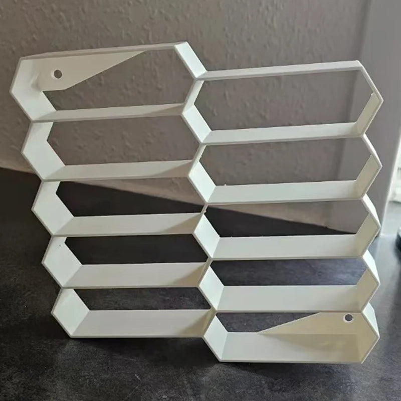 10-Grid 3D Printed Car Model Display Rack | Storage Holder
