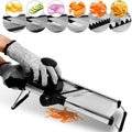 LMETJMA Adjustable Mandoline Slicer – Stainless Steel Vegetable Cutter Mandoline Slicer PRIMED Default Title