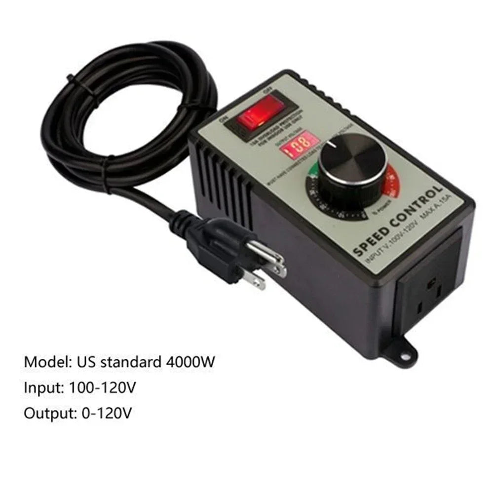 Stepless Speed Controller Switch AC 220V for Power Tools & Fans