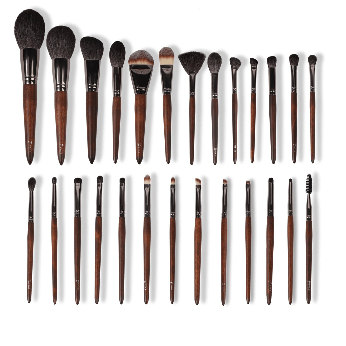 Goat Hair Makeup Brush Set – Foundation, Blush & Eyeshadow